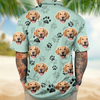 Custom Dog Face Photo Hawaii Shirt Gift For Dog Lovers CH07 911016