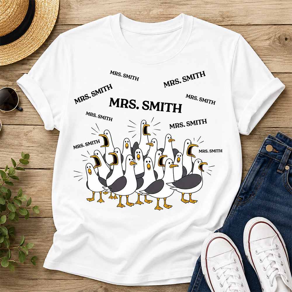 Custom Teacher Name Certified Chaos Coordinator Bright Shirt TH10 170523