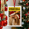 Custom Photo Our First Christmas Couple Wood Ornament HO82 903366