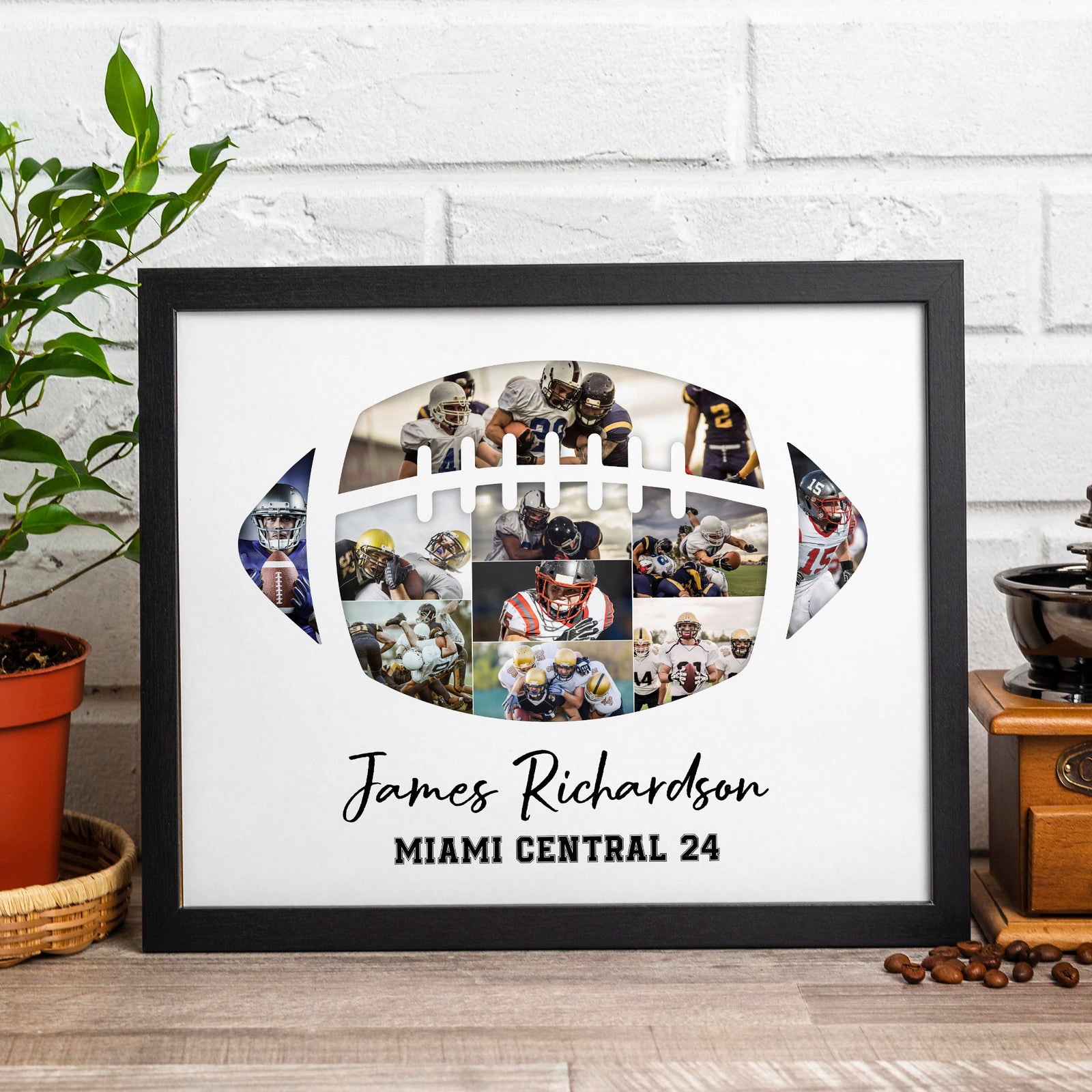 Custom Photo Football Player Picture Frame HO82 900300