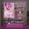 Custom Photo Best Friends Are Never Forgotten Memorial Acrylic Collar Frame TH10 894107