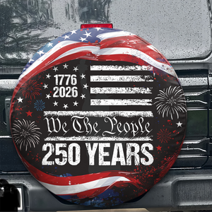 250 Years USA 250th Birthday 1776-2026 Eagle Tire Cover Gift for Family HA75 898592