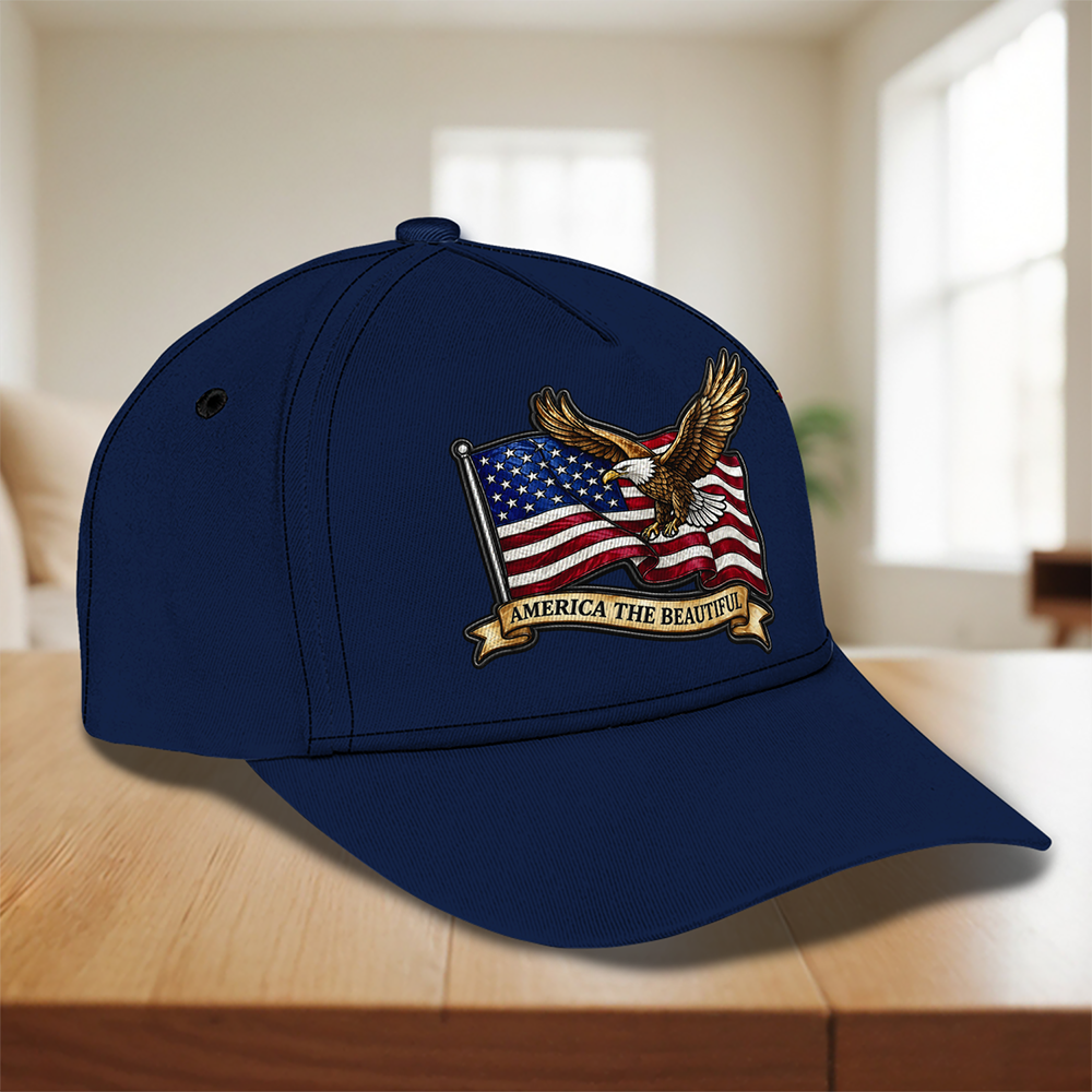 Custom Name America The Beautiful Classic Cap TH10 169643
