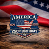 Custom Name America 250th Birthday 1776-2026 Acrylic Pin HA75 920956
