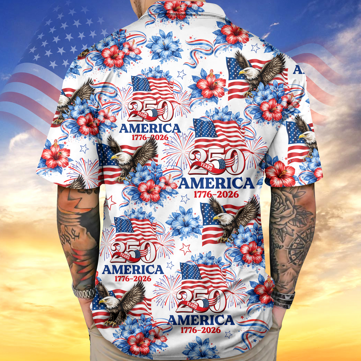 250 Years America 1776-2026 Patriotic Hawaii Shirt HA75 920180