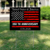 America 250th Anniversary Semiquincentennial Yard Sign HO82 900106
