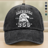 America 250 Years Happy 250th Birthday USA Washed Denim Baseball Cap HA75 897438