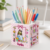 Custom Photo Cute Brick Pencil Pot Personalized Back To School Gift For Kids HA75 921646