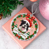Custom Dog Cat Photo First Christmas Glass Ornament Gift For Pet Lovers HA75 919170