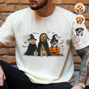 Custom Photo Ghost Dog Halloween Comfort Shirt For Dog Lovers HA75 897704