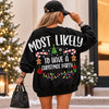 Personalized Most Likely To Shoulder To Shoulder Shirt Christmas Gift TH10 171411
