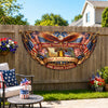 Custom Family Name United States Of America 1776-2026 250th Anniversary Eagle Non-Pleated Fan Flag LM32 669343