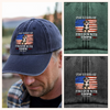 Custom Photo 250 Years Of Freedom With Dog Cat Pet Washed Denim Baseball Cap HA75 920100