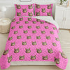 Custom Photo Dog Cat With Paw Quilt Bedding Set HO82 900714