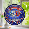 Custom Family Name America's 250th Semiquincentennial Years Of Independence Stained Glass Suncatcher TH10 898735