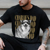 Personalized Vintage Photo Dog Dad, Dog Mom, Cat Dad, Cat Mom Dark Shirt HA75 921560
