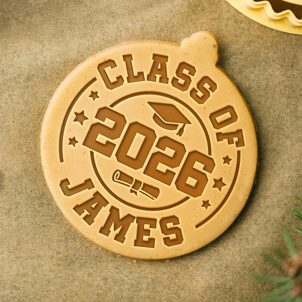 Custom Name Class of 2026 Cookie Stamp Personalized Graduation Party Gift Decor CH07 910834