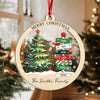 Personalized Christmas Wood And Acrylic Ornament with Names Xmas Tree Decor, Holiday Keepsake TH10 171239