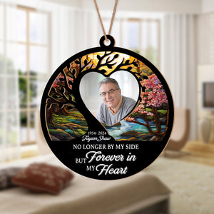 Custom Photo Always On My Mind Memorial Suncatcher HA75 891278