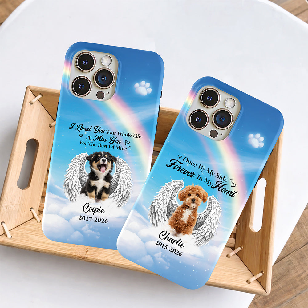 Custom Photo Loss Of Dog - Personalized Pet Memorial Phone Case HA75 920500