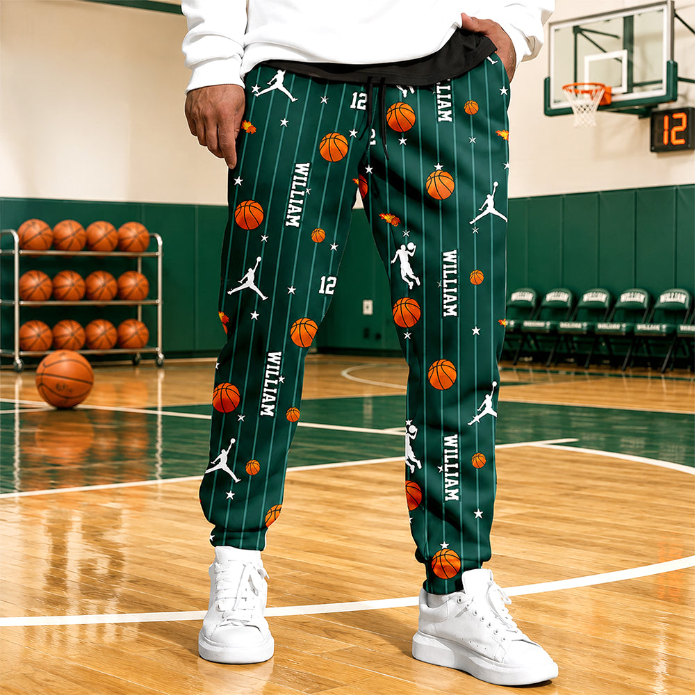 Custom Name & Number Personalized Sweatpants For Baseball, Softball, Soccer, Football, Basketball, Hockey Lover HA75 922162
