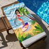 Custom Photo Beach Towel Funny Gift For Family LM32 899673