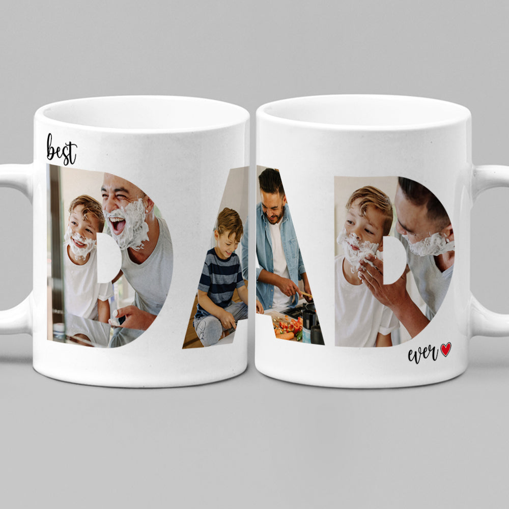Personalized Photo Mug For Dad, Custom Fathers Day Mug - Gift For Father's Day TH10 169887