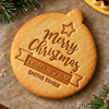 Personalized Christmas and Happy New Year Cookie Stamp CH07 180620
