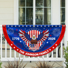 Personalized Family Name 1776-2026 250 Years Birthday America Non-Pleated Fan Flag HA75 920184
