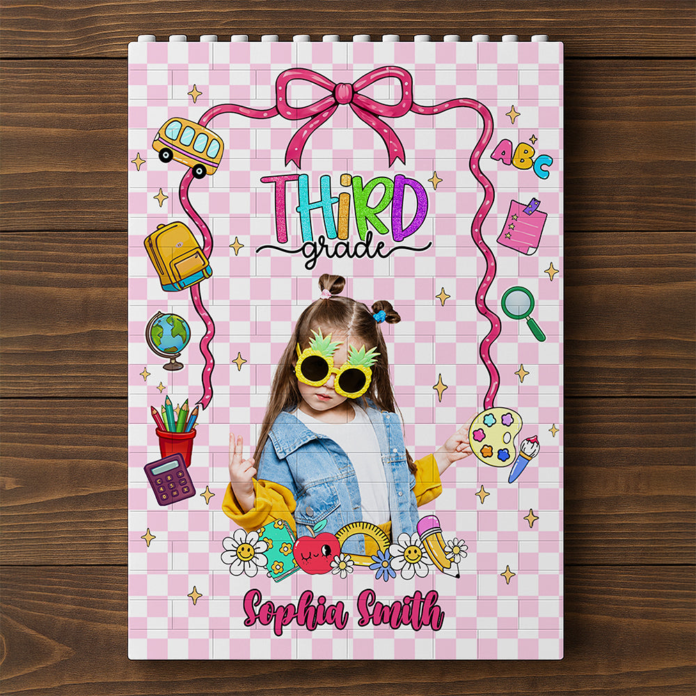 Custom Kid Photo Building Brick Blocks With Grade - Personalized Gift For Kids HA75 921640