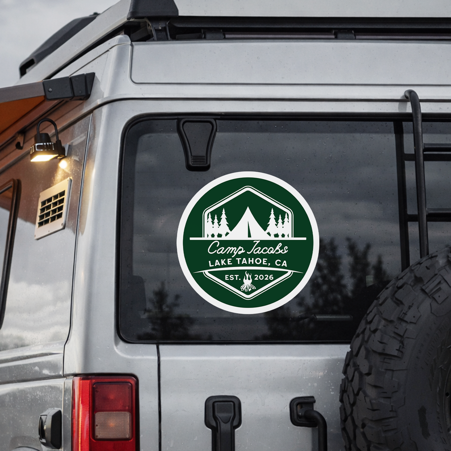 Personalized Camping Car Sticker – Perfect Gift for Camping Lovers TH10 898509