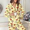 Custom Face Photo I Love You Cute Hearts Pajamas Perfect Gift for Couples LM32 897413