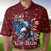 Personalized 250th Anniversary Eagle Patriotic American Polo Shirt TH10 169539