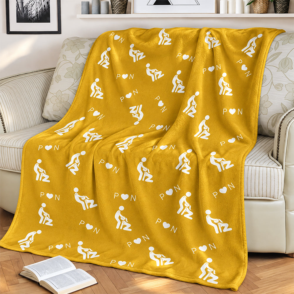 Personalized Funny Adult Couple Blanket Gift For Husband Wife, Anniversary HA75 919348