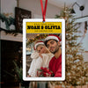 Custom Photo Our First Christmas Couple Wood Ornament HO82 903366