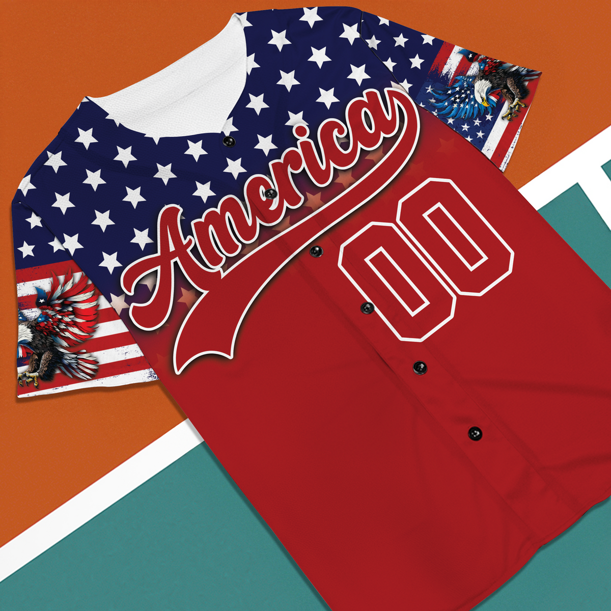 Personalized Patriotic Eagle 1776-2026 Jersey Shirt LM32 899713