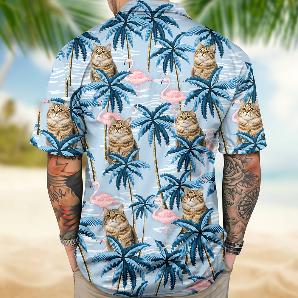 Custom Pet Hawaiian Shirt – Personalized Dog & Cat Tropical Aloha Shirt for Pet Lovers HA75 921126