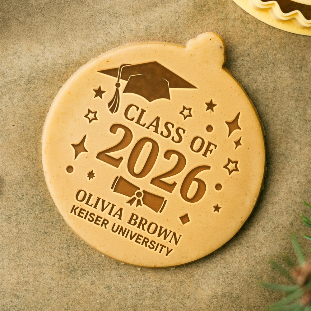 Custom Name Class of 2026 Cookie Stamp Graduation Party Gift CH07 910732