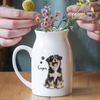 Personalized Pet Watercolor Ceramic Flower Vase Gift For Pet Lovers CH07 911390