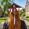 Custom Country Flag Class of 2026 Graduation Cap Topper CH07 910898