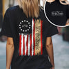 We The People America 250th Birthday US Flag Back & Front Dark Shirt CH07 910530