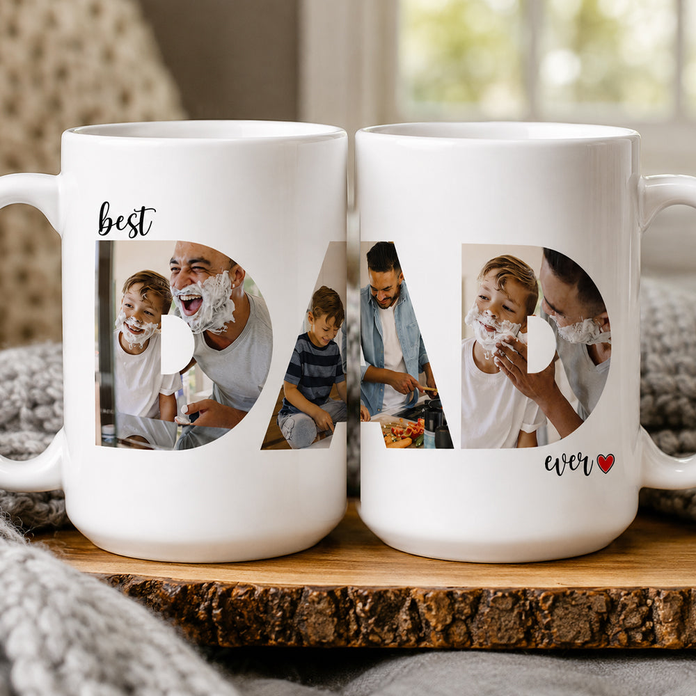 Personalized Photo Mug For Dad, Custom Fathers Day Mug - Gift For Father's Day TH10 169887