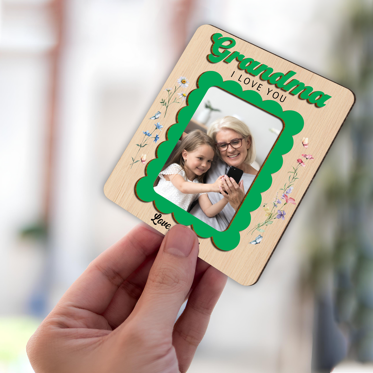 Custom Photo Mommy I Love You Car Visor Mother's Day Gift HO82 902278