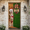 Custom Dog Photo Merry Christmas Home Decor Door Cover CH07 180608