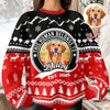Custom Photo Human Belongs Dog Ugly Sweater For Pet Lovers HO82 900020