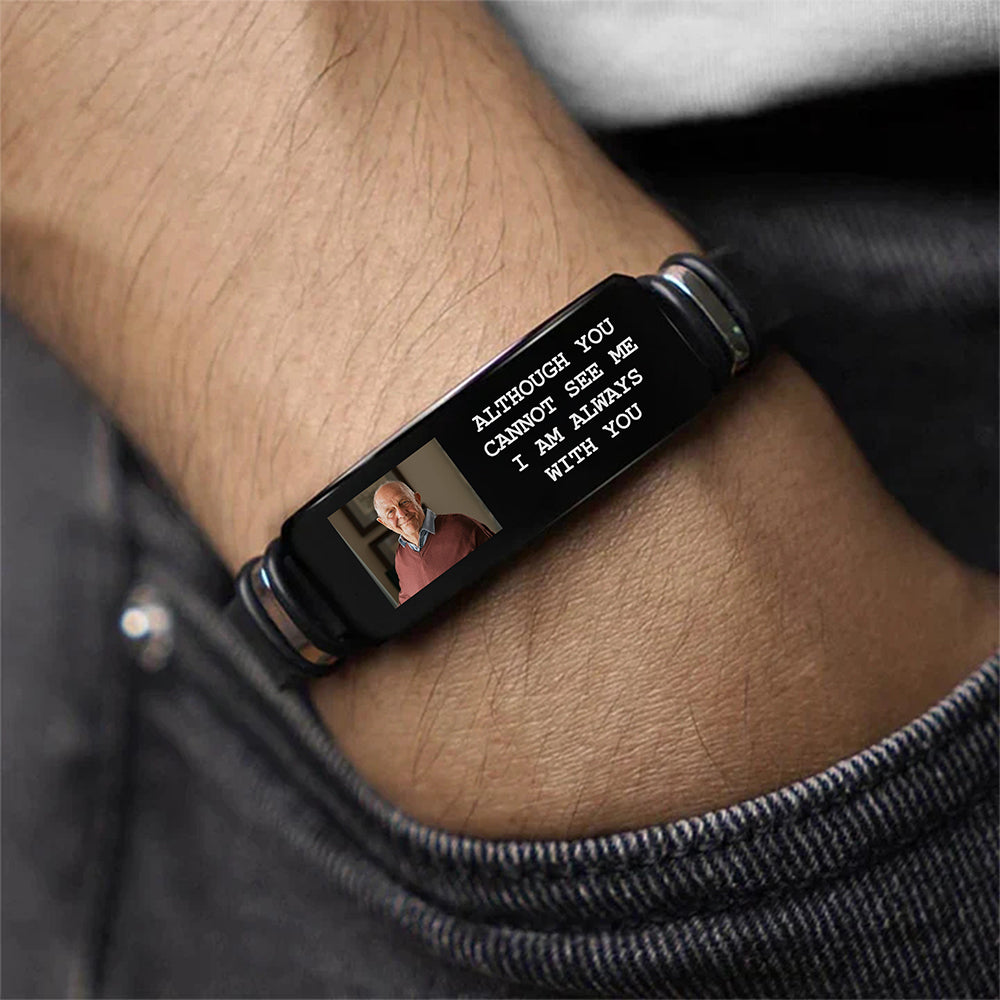 Custom Photo I'll Carry You Memorial Personalized Wristband Bracelet HA75 922020