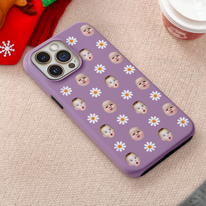 Custom Face Photo With Icon Phone Case Gift For Family LM32 895537