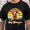 Custom Photo Best Dog Dad Ever Retro Shirt CH07 896022