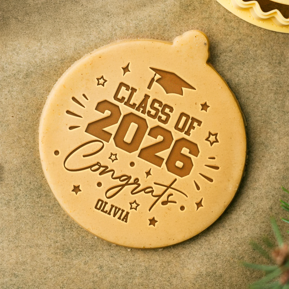 Custom Name Class of 2026 Cookie Stamp Graduation Party Gift CH07 910720