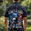 Personalized 250th Anniversary Eagle Patriotic American Polo Shirt TH10 169539
